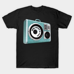 a radio with 30 second to mars sticker T-Shirt